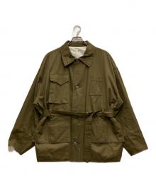 ISSUETHINGS（イシューシングス）の古着「TYPE36B サファリジャケット」｜オリーブ