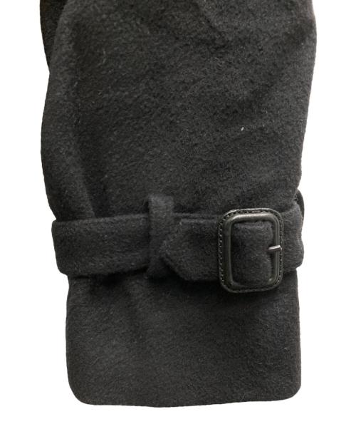 BURBERRY（バーバリー）BURBERRY (バーバリー) ウールカシミヤトレンチコート ブラック サイズ:46の古着・服飾アイテム