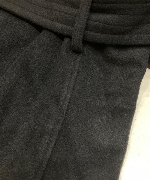 BURBERRY（バーバリー）BURBERRY (バーバリー) ウールカシミヤトレンチコート ブラック サイズ:46の古着・服飾アイテム