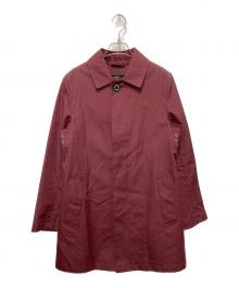 MACKINTOSH LONDON（マッキントッシュ ロンドン）の古着「ライナー付ステンカラーコート」｜ワインレッド