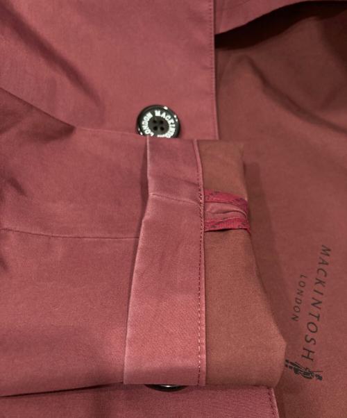 MACKINTOSH LONDON（マッキントッシュ ロンドン）MACKINTOSH LONDON (マッキントッシュ ロンドン) ライナー付ステンカラーコート ワインレッド サイズ:38の古着・服飾アイテム