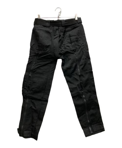 whowhat（フーワット）whowhat (フーワット) ベルテッドカーゴパンツ ブラック サイズ:Sの古着・服飾アイテム