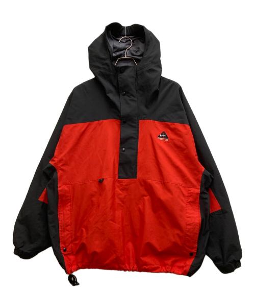 NIKE ACG（ナイキエーシージー）NIKE ACG (ナイキエージーシー) 90's アノラックパーカー レッド×ブラック サイズ:Lの古着・服飾アイテム
