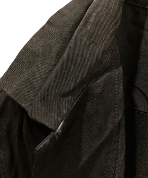 MAHITO MOTOYOSHI（マヒト モトヨシ）MAHITO MOTOYOSHI (マヒト モトヨシ) コーデュロイ切替オープンシャツ ブラック サイズ:Mの古着・服飾アイテム