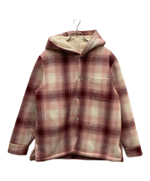 KITH（キス）KITH (キス) Hooded Ginza レッド×ピンク サイズ:Lの古着・服飾アイテム