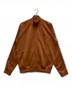 FRED PERRYフレッドペリー）の古着「ロゴトラックジャケット」｜ブラウン