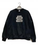 BlackEyePatchブラックアイパッチ）の古着「KANJI LABEL SWEAT」｜ブラック