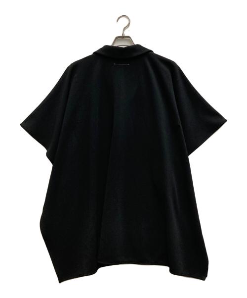 MM6 Maison Margiela（エムエムシックスメゾンマルジェラ）MM6 Maison Margiela (エムエムシックス メゾンマルジェラ) 半袖ポリスウェット ブラック サイズ:XSの古着・服飾アイテム