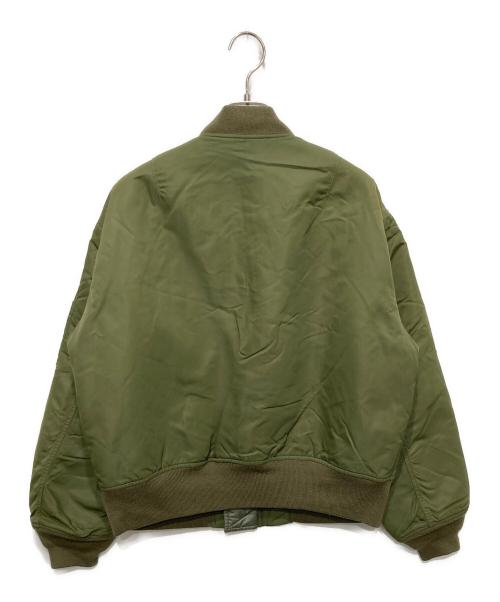 ALLEGE（アレッジ）ALLEGE (アレッジ) フライトブルゾン  カーキ サイズ:3の古着・服飾アイテム