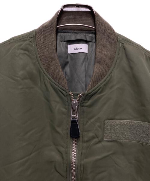 ALLEGE（アレッジ）ALLEGE (アレッジ) フライトブルゾン  カーキ サイズ:3の古着・服飾アイテム