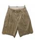 AURALEE（オーラリー）の古着「HARD TWIST GABARDINE SHORTS」｜ベージュ