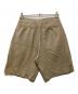 AURALEE (オーラリー) HARD TWIST GABARDINE SHORTS ベージュ サイズ:3：12000円