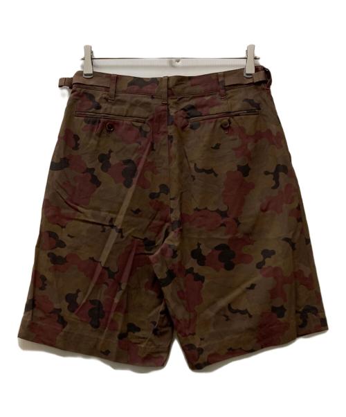 AURALEE（オーラリー）AURALEE (オーラリー) WASHED FINX CAMO TWILL GABARDINE SHORTS ブラウン サイズ:3の古着・服飾アイテム