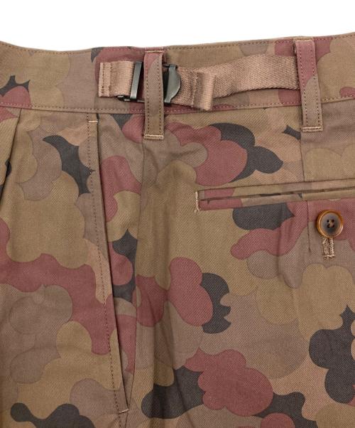 AURALEE（オーラリー）AURALEE (オーラリー) WASHED FINX CAMO TWILL GABARDINE SHORTS ブラウン サイズ:3の古着・服飾アイテム