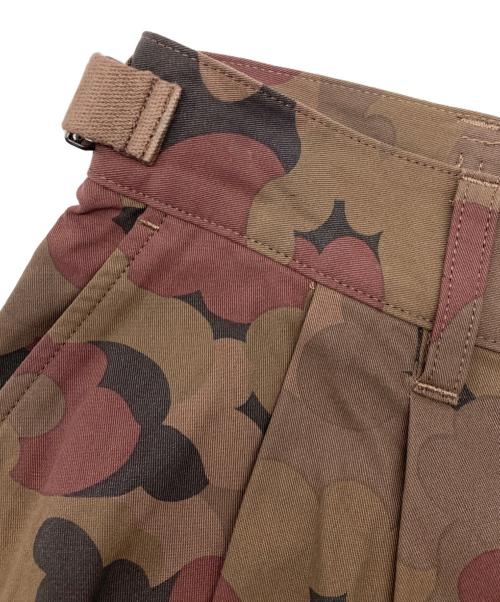 AURALEE（オーラリー）AURALEE (オーラリー) WASHED FINX CAMO TWILL GABARDINE SHORTS ブラウン サイズ:3の古着・服飾アイテム