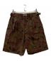 AURALEE（オーラリー）の古着「WASHED FINX CAMO TWILL GABARDINE SHORTS」｜ブラウン