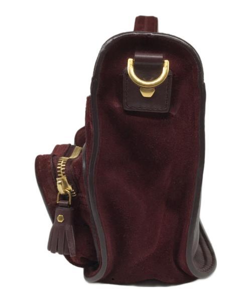 ANYA HINDMARCH（アニヤ・ハインドマーチ）ANYA HINDMARCH (アニヤ・ハインドマーチ) RIPLEY CROSS BODY EYES バーガンディーの古着・服飾アイテム