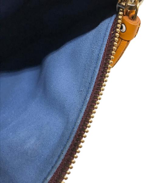 ANYA HINDMARCH（アニヤ・ハインドマーチ）ANYA HINDMARCH (アニヤ・ハインドマーチ) RIPLEY CROSS BODY EYES バーガンディーの古着・服飾アイテム