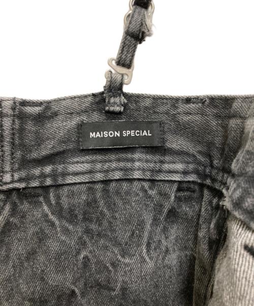 MAISON SPECIAL（メゾンスペシャル）MAISON SPECIAL (メゾンスペシャル) Denim Bare All In One ブラック サイズ:38の古着・服飾アイテム