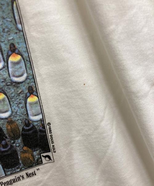 JERZEES（ジャージーズ）JERZEES (ジャージーズ) 90sアートプリントＴシャツ ホワイト サイズ:XLの古着・服飾アイテム