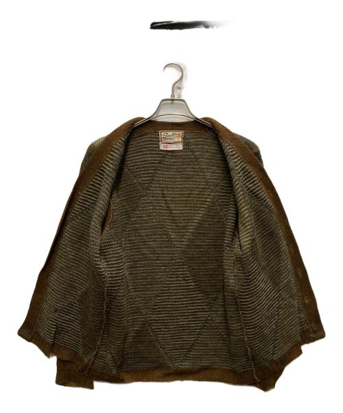 Brentwood（ブレントウッド）brentwood (ブレントウッド) 60sアーガイルカーディガン ブラウン サイズ:Mの古着・服飾アイテム