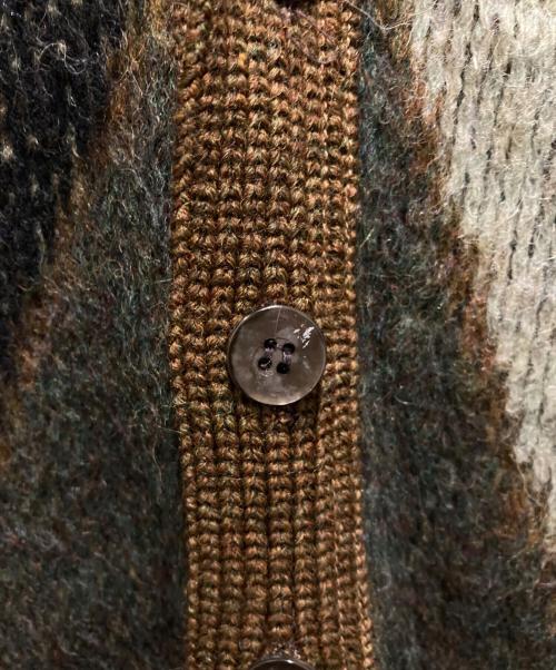 Brentwood（ブレントウッド）brentwood (ブレントウッド) 60sアーガイルカーディガン ブラウン サイズ:Mの古着・服飾アイテム