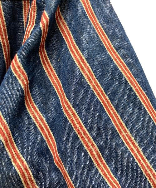 45R（フォーティファイブ・アール）45R (フォーティファイブ・アール) サマーコットンリネンストライプジャケット ネイビー サイズ:4の古着・服飾アイテム