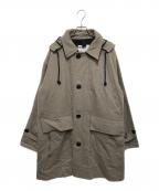 MHLエムエイチエル）の古着「ヘビーウールメルトンコート」｜グレー