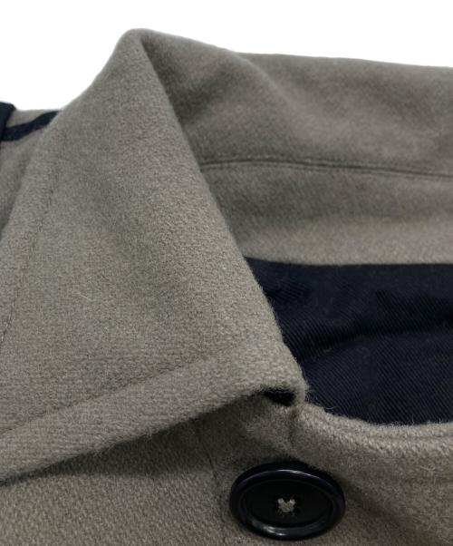 MHL（エムエイチエル）MHL (エムエイチエル) ヘビーウールメルトンコート グレー サイズ:Ｌの古着・服飾アイテム