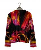 PLEATS PLEASEプリーツプリーズ）の古着「SPECTRUM RIB プリーツカットソー」｜マルチカラー