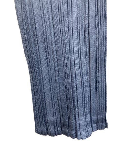 PLEATS PLEASE（プリーツプリーズ）PLEATS PLEASE (プリーツプリーズ) プリーツカットソー ブルー サイズ:3の古着・服飾アイテム