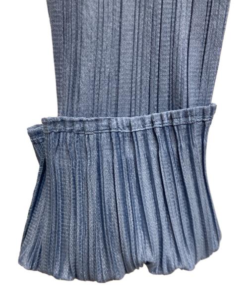 PLEATS PLEASE（プリーツプリーズ）PLEATS PLEASE (プリーツプリーズ) プリーツカットソー ブルー サイズ:3の古着・服飾アイテム