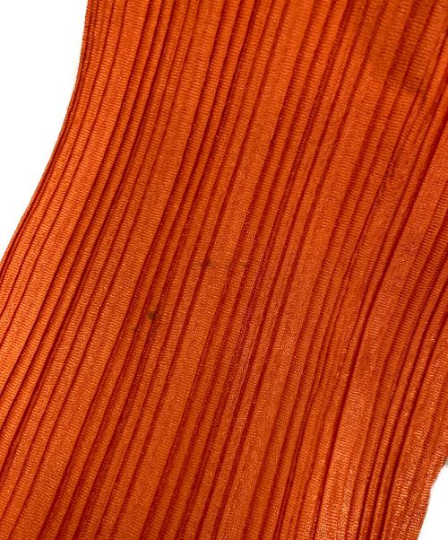 PLEATS PLEASE（プリーツプリーズ）PLEATS PLEASE (プリーツプリーズ) プリーツカットソー オレンジ サイズ:3の古着・服飾アイテム