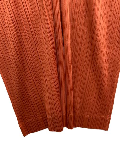 PLEATS PLEASE（プリーツプリーズ）PLEATS PLEASE (プリーツプリーズ) プリーツノースリーブワンピース テラコッタ サイズ:3の古着・服飾アイテム