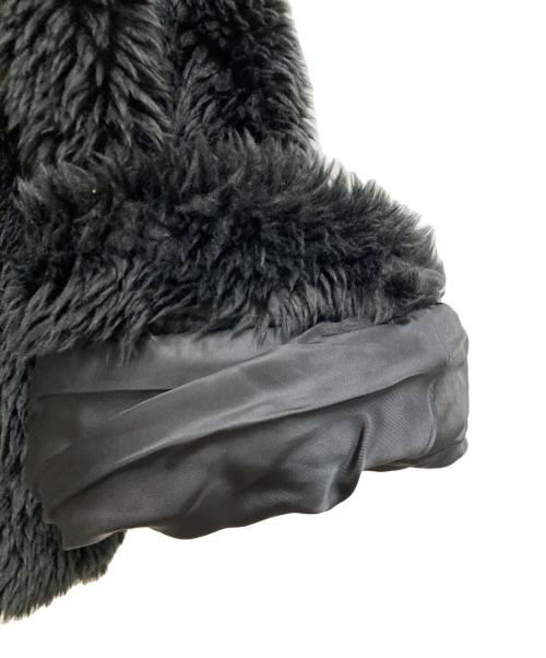 JUNYA WATANABE COMME des GARCONS（(ジュンヤワタナベ コムデギャルソン）JUNYA WATANABE COMME des GARCONS ((ジュンヤワタナベ コムデギャルソン) フェイクファージャケット ブラック サイズ:XSの古着・服飾アイテム