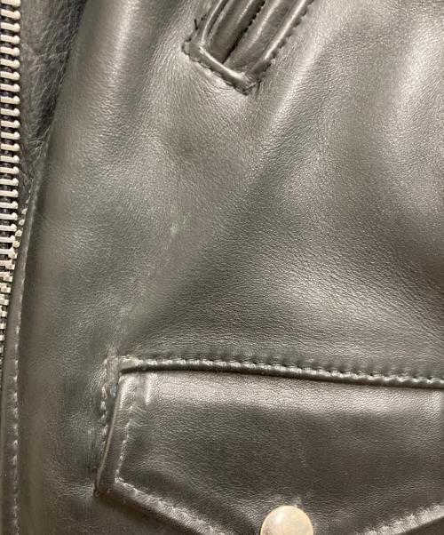 Schott（ショット）Schott (ショット) GUITAR WOLF (ギターウルフ) ワンスターダブルライダースジャケット ブラック サイズ:34の古着・服飾アイテム