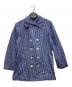 COMME des GARCONS HOMME PLUS（コムデギャルソンオムプリュス）の古着「AD2007 ギンガムチェックPコート」｜ブルー