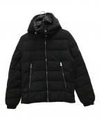 TATRASタトラス）の古着「DOMIZIANOウールフーディーダウンジャケット」｜ブラック