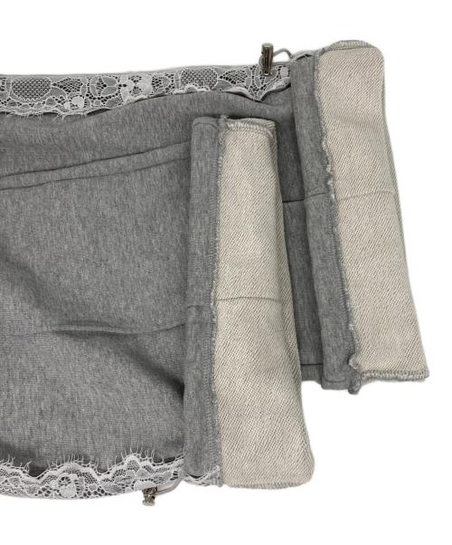 POPPY（ポピー）POPPY (ポピー) レイヤードスウェトパンツ グレー サイズ:1の古着・服飾アイテム