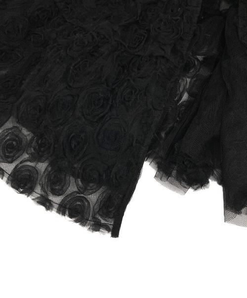 POPPY（ポピー）POPPY (ポピー) flower balloon tulle bolero ブラック サイズ:freeの古着・服飾アイテム
