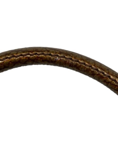 TOD'S（トッズ）TOD'S (トッズ) レザーハンドバッグ ブラウンの古着・服飾アイテム