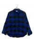 WACKO MARIA（ワコマリア）の古着「BLOCK CHECK FLANNEL SHIRT」｜ブルー×ブラック