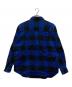 WACKO MARIA (ワコマリア) BLOCK CHECK FLANNEL SHIRT ブルー×ブラック サイズ:S：15000円