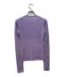 MYLAN (マイラン) Cashmere Rib Crew Neck Top パープル サイズ:free：10000円