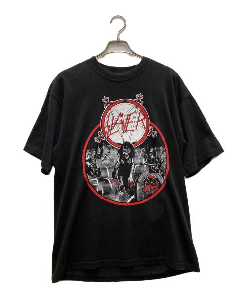 SLAYER（スレイヤー）SLAYER (スレイヤー) 00'sバンドTシャツ ブラック サイズ:Mの古着・服飾アイテム