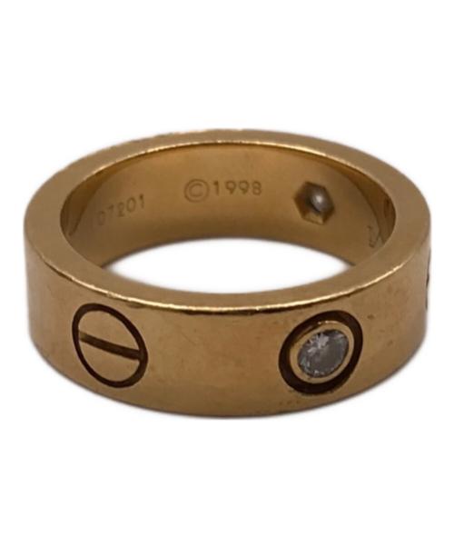 Cartier（カルティエ）Cartier (カルティエ) ハーフダイヤラブリング サイズ:8号の古着・服飾アイテム