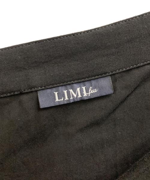 LIMI feu（リミフゥ）LIMI feu (リミフゥ) アシンメトリー長方形ケープ ブラック サイズ:Sの古着・服飾アイテム