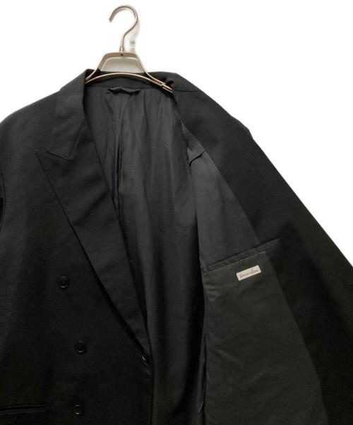 STEVEN ALAN（スティーブンアラン）STEVEN ALAN (スティーブンアラン) ウール オックスフォード ダブルブレステッド 6B ジャケット ブラック サイズ:XLの古着・服飾アイテム