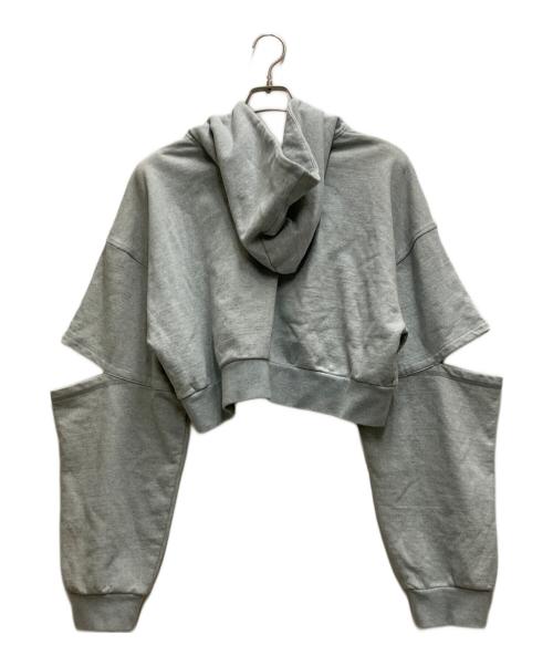 SELENAHELIOS（セレナヘリオス）SELENAHELIOS (セレナヘリオス) ショートジップパーカー グレー サイズ:freeの古着・服飾アイテム