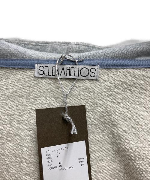 SELENAHELIOS（セレナヘリオス）SELENAHELIOS (セレナヘリオス) ショートジップパーカー グレー サイズ:freeの古着・服飾アイテム